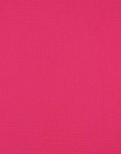 Not Specified Double Gauze Pink / Plain Fuchsia Pink Cotton Organic Double Gauze 15382