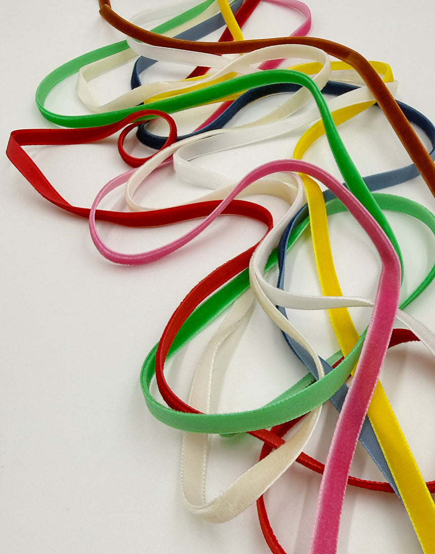 Velvet Ribbon - 7mm Wide