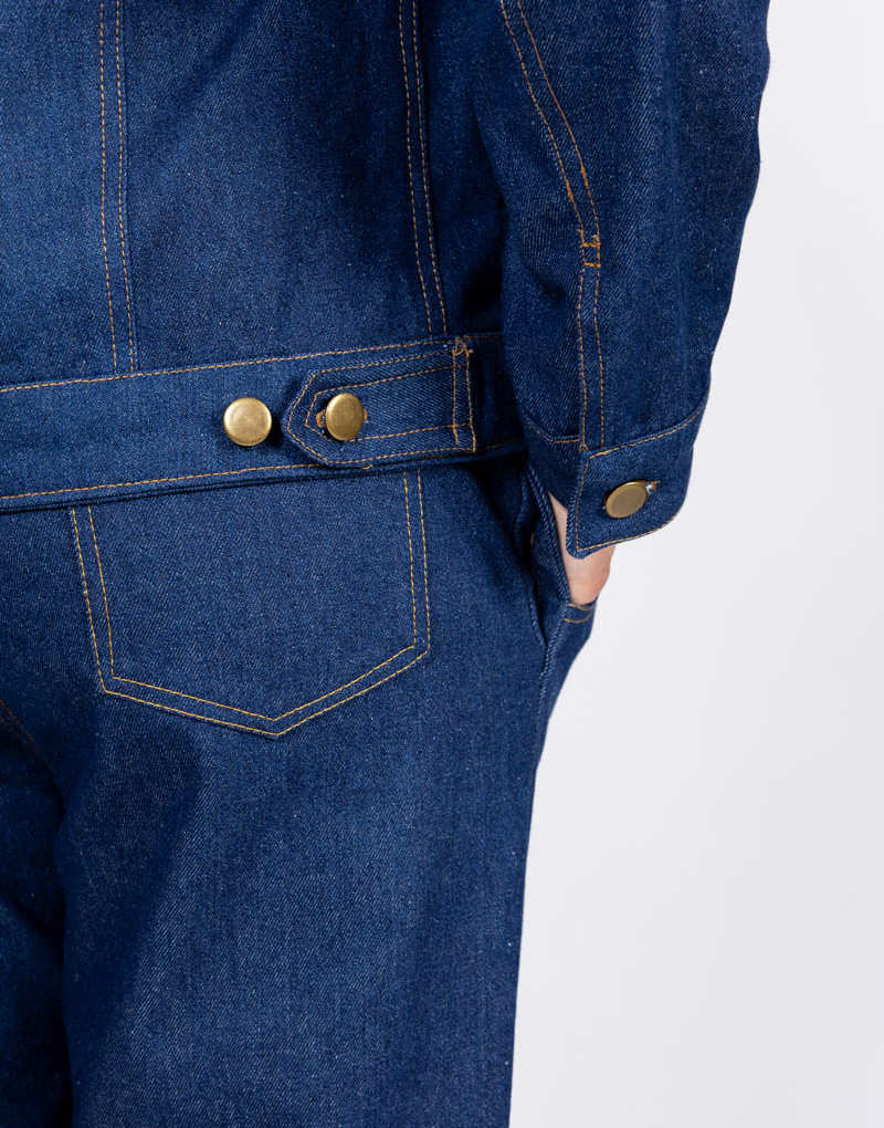 Gold Denim Jacket Sewing Pattern, I AM Patterns