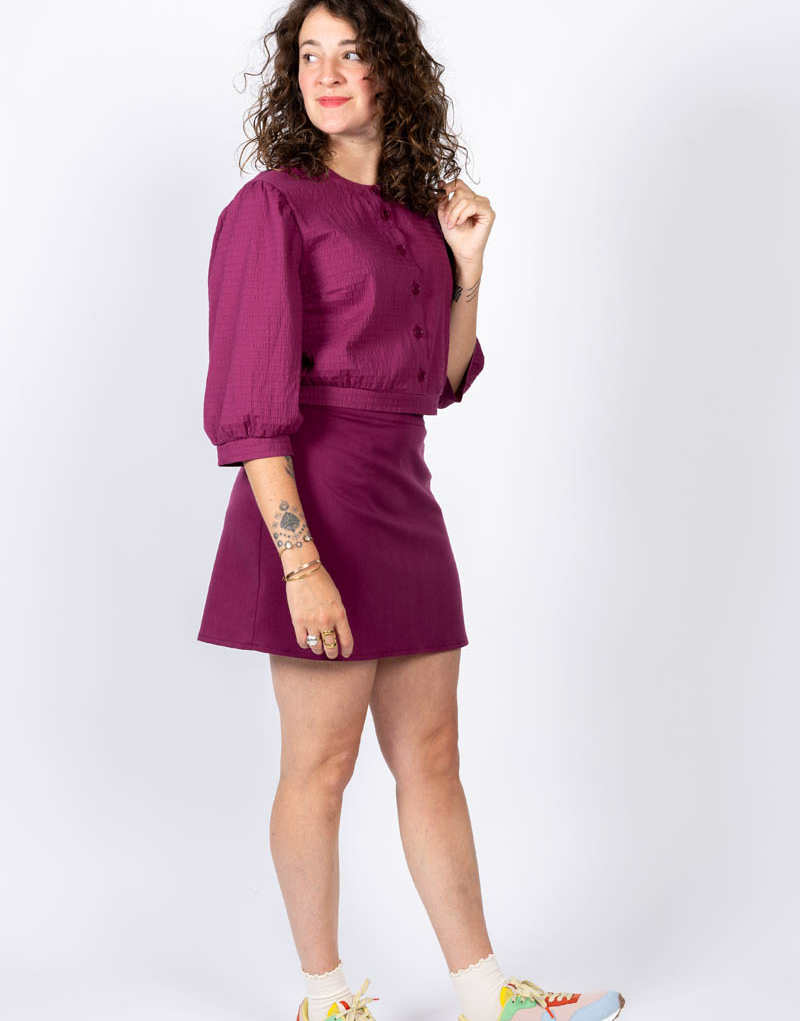 Ruby Denim Skirt Sewing Pattern, I AM Patterns