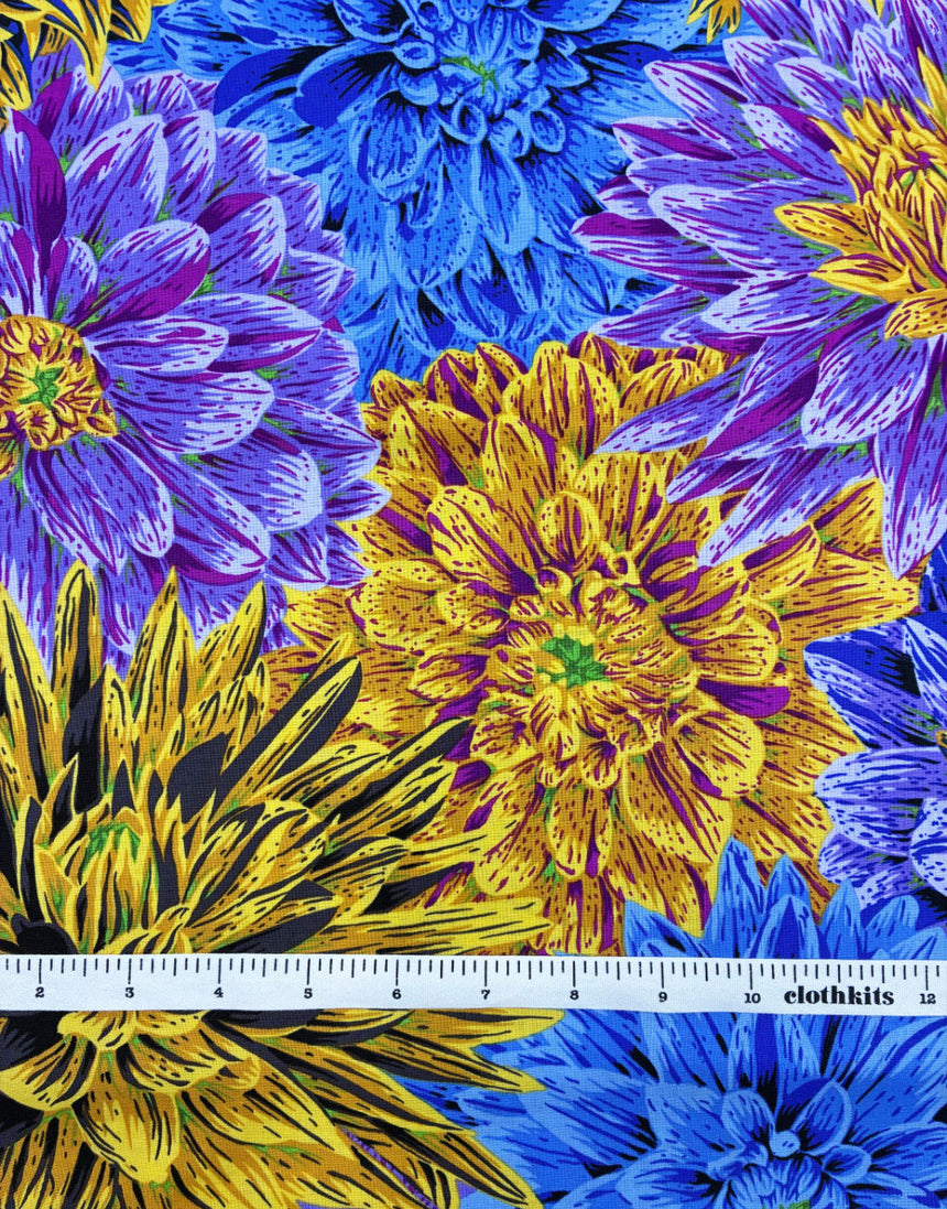 Cool Bursting Stripes Cotton Fabric, Philip Jacobs for Kaffe Fassett Collective Autumn 2026