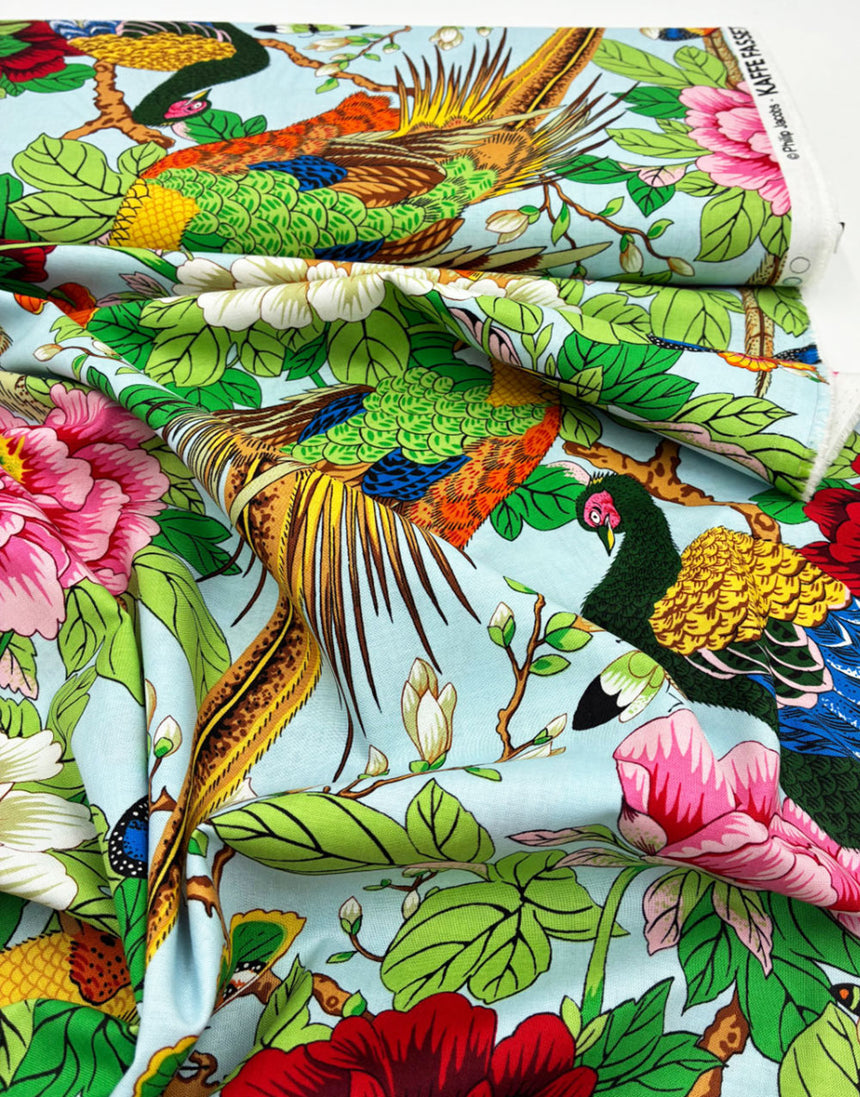 Multi Birds and Bees Cotton Fabric, Philip Jacobs for Kaffe Fassett Collective Autumn 2026
