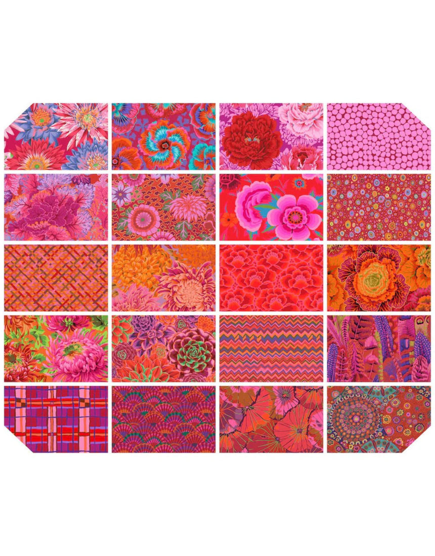 Kaffe Fassett Collective Fat Quarter Bundle (20pcs), Ruby