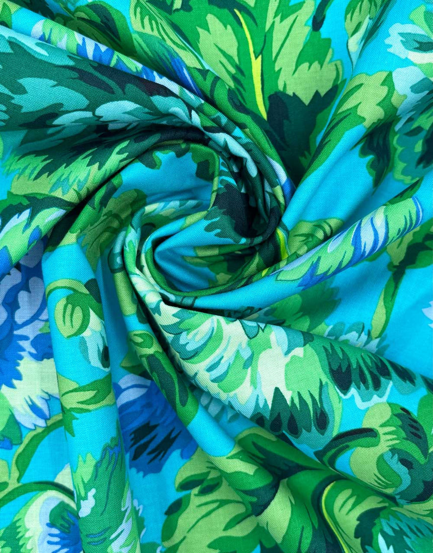 Green Rosemary Cotton Fabric, Kaffe Fasset Collective
