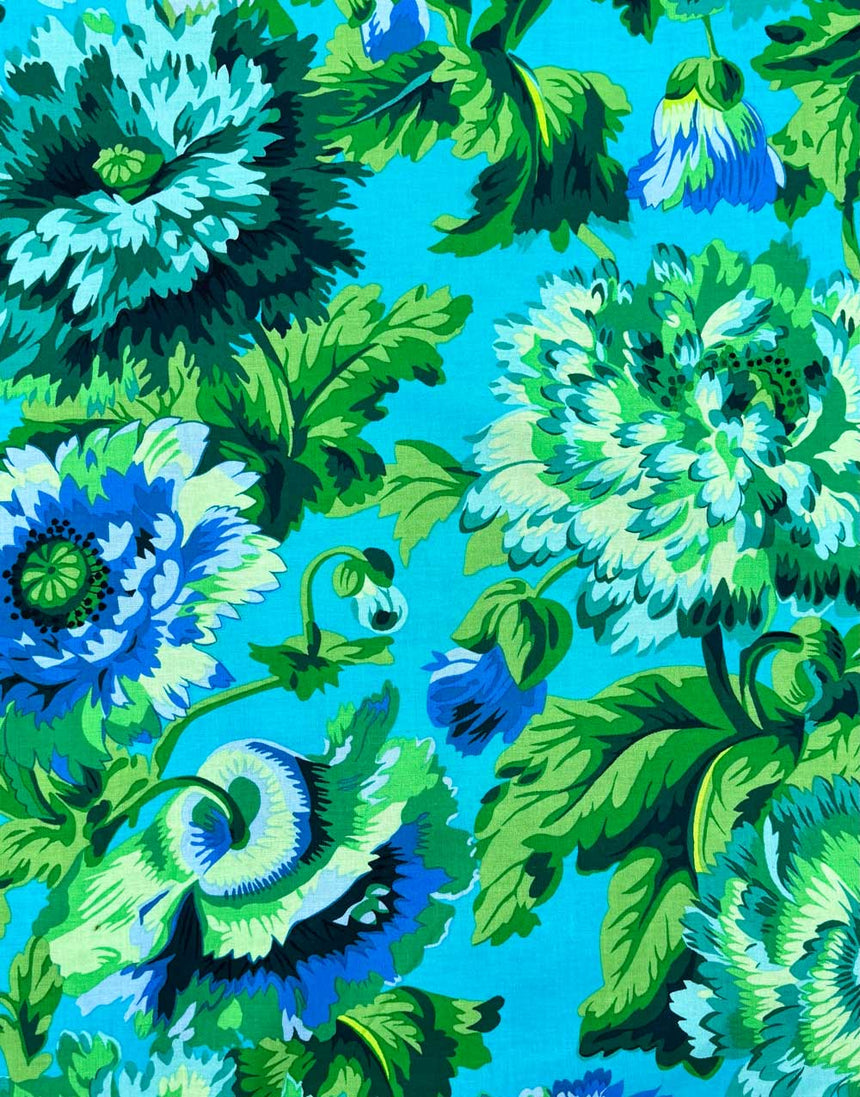 Green Rosemary Cotton Fabric, Kaffe Fasset Collective