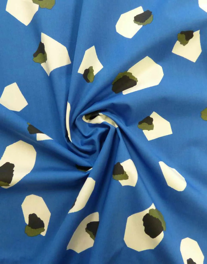 Remnant 1m - Moon Gemstones Cotton Lawn Fabric, Lady McElroy