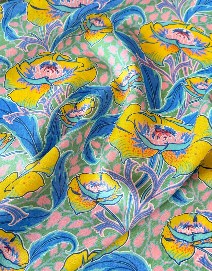 Liberty Fabrics Augusta Linen, Rossetti's Garden A