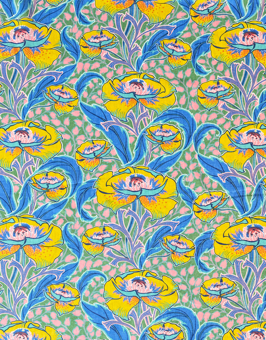 Liberty Fabrics Augusta Linen, Rossetti's Garden A