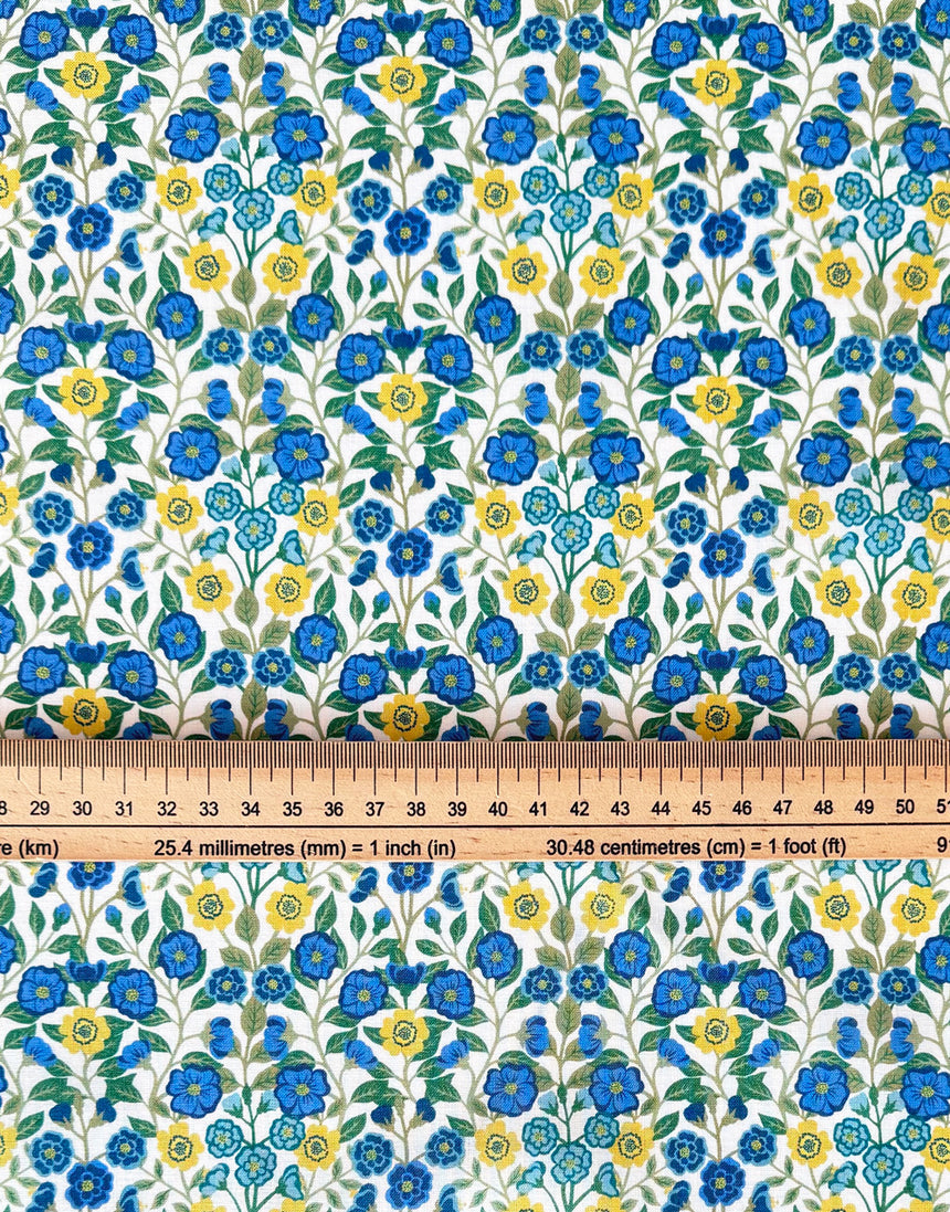 Liberty Fabrics Augusta Linen, Viger's Sketch A