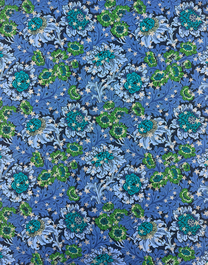 Liberty Fabrics Tana Lawn® Cotton Christmas Fabric December Day Star C