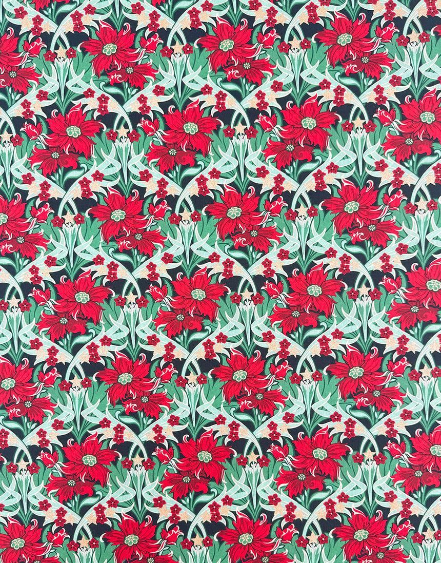 Liberty Fabrics Tana Lawn® Cotton Christmas Fabric Merry Mews A