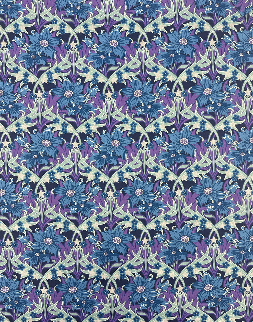 Liberty Fabrics Tana Lawn® Cotton Christmas Fabric Merry Mews B