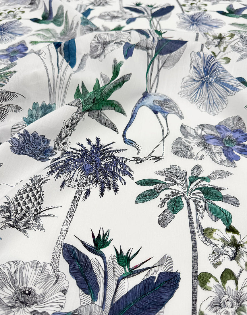 Liberty Fabrics Tana Lawn® Cotton Darwin's Journey C