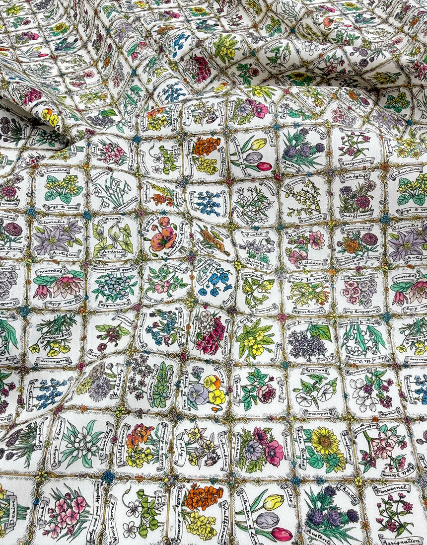 Liberty Fabrics Tana Lawn® Cotton Language of Flowers C