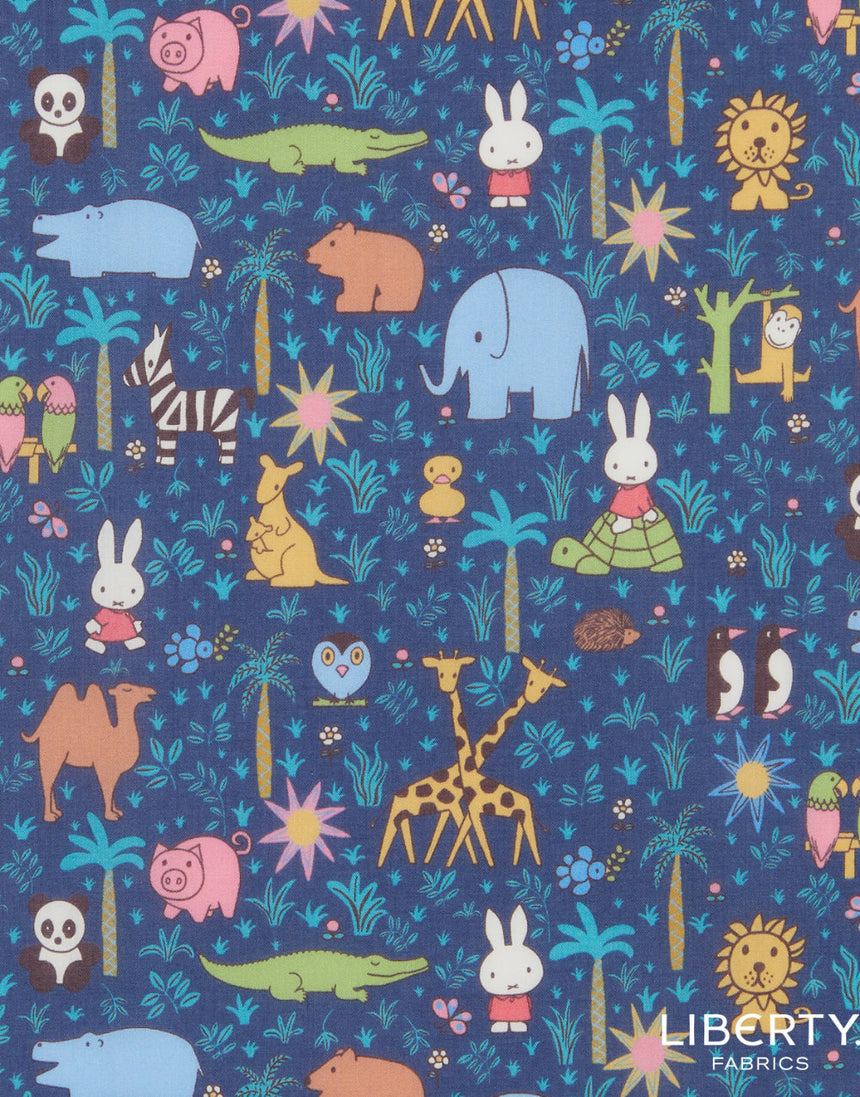 Liberty Fabrics Tana Lawn® Miffy Zoology E