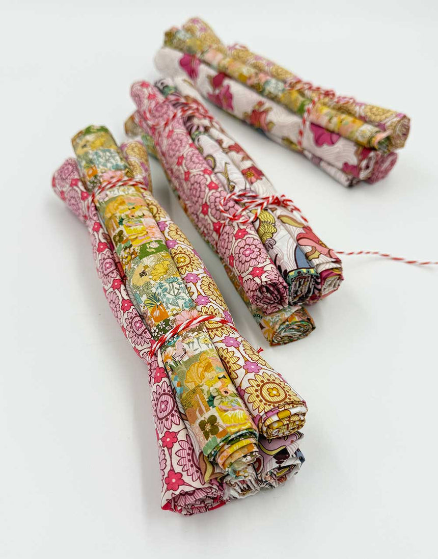 Liberty Fabrics Tana Lawn® Fat Quarter Bundle, From the Studio - Pink Palette