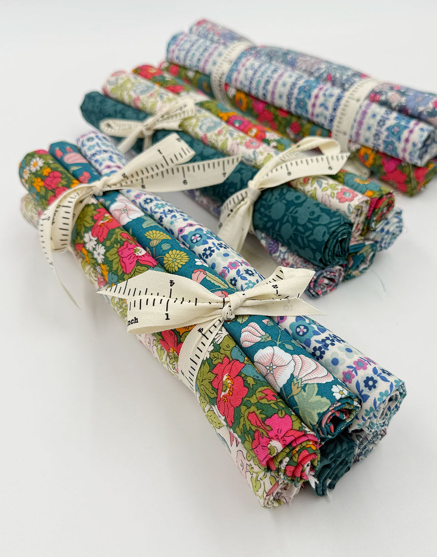 The Everlasting Liberty Lasenby Fat Quarter Bundle - Blues & Greens