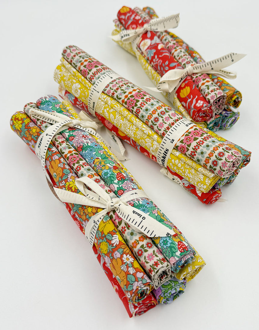The Everlasting Liberty Lasenby Fat Quarter Bundle - Reds & Yellows