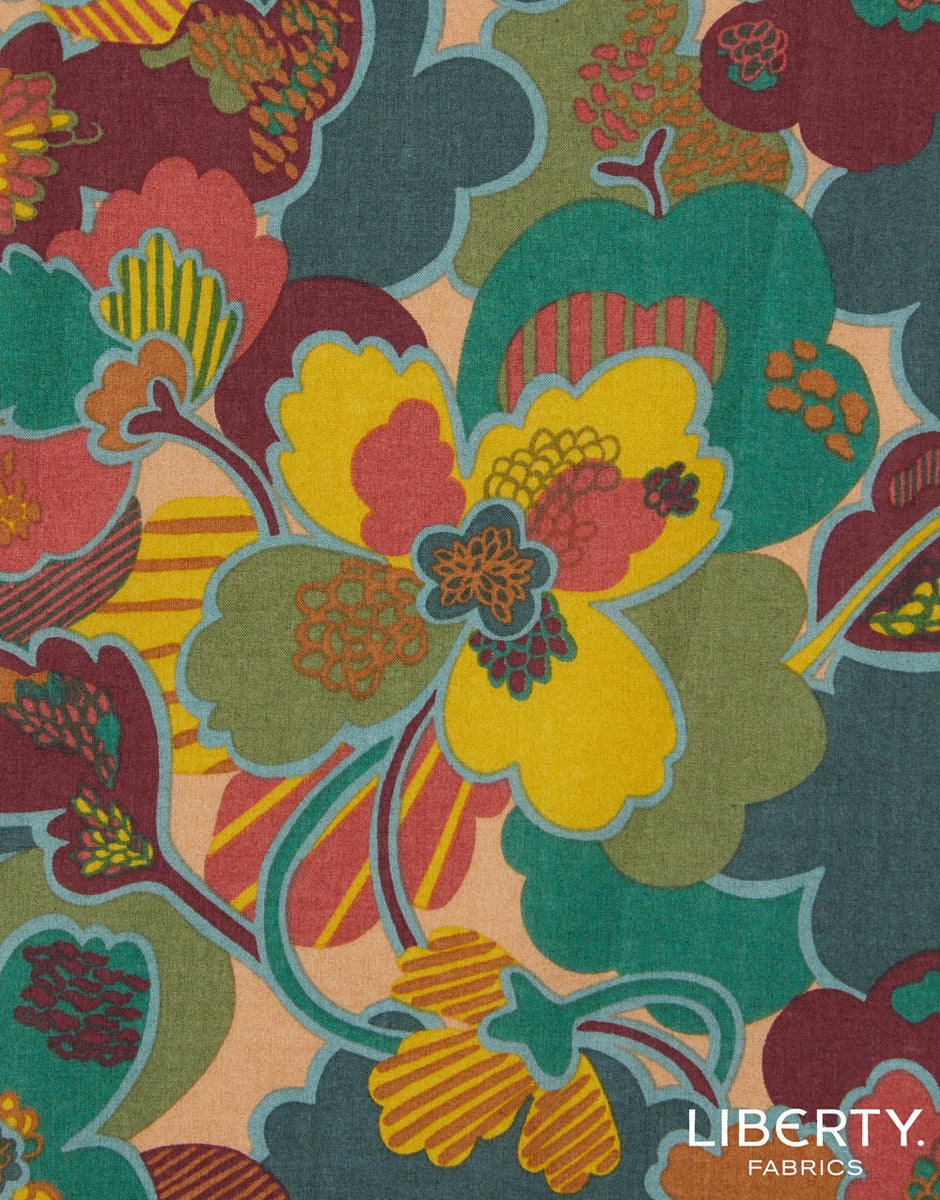 Liberty Fabrics Tana Lawn® Cotton Prospect Flower C – Clothkits