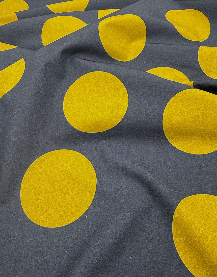 Beach Hut Spot, Cotton Poplin Fabric, Light and Lush