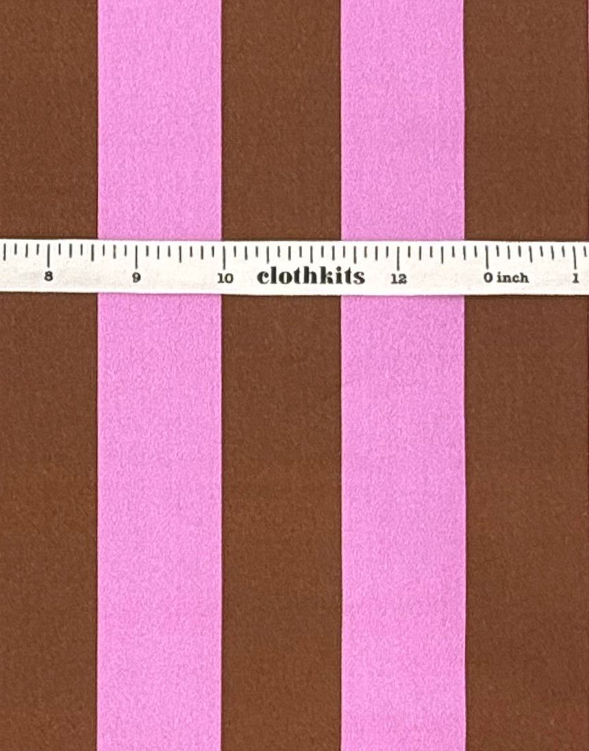 Neapolitan Stripe, Cotton Poplin Fabric, Light and Lush