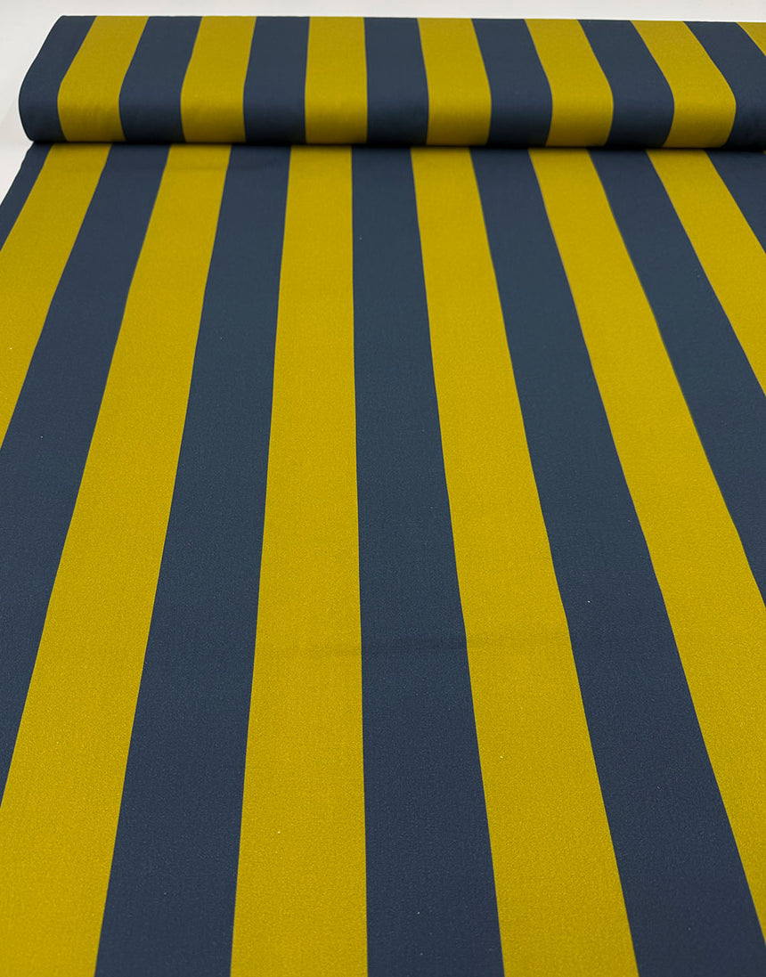 Beach Hut Stripe, Cotton Poplin Fabric, Light and Lush