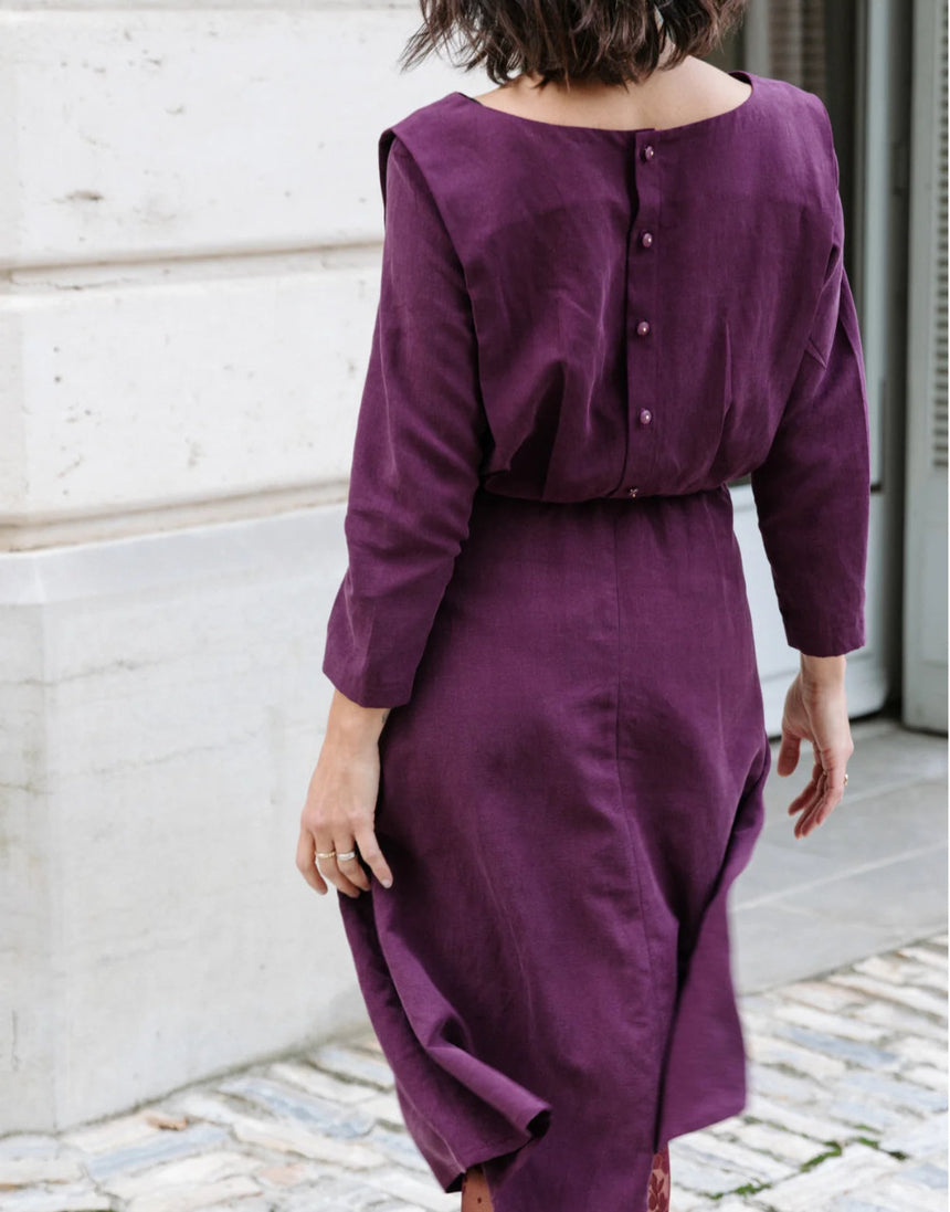 Notte Dress Paper Sewing Pattern, Maison Fauve