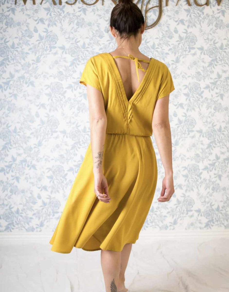Byzance Dress Sewing Pattern, Maison Fauve – Clothkits