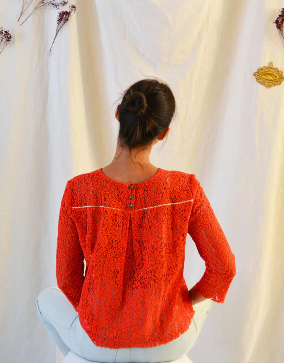 Violette Blouse Sewing Pattern, Maison Fauve