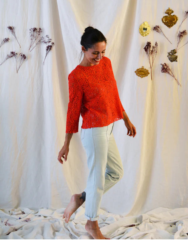 Violette Blouse Sewing Pattern, Maison Fauve