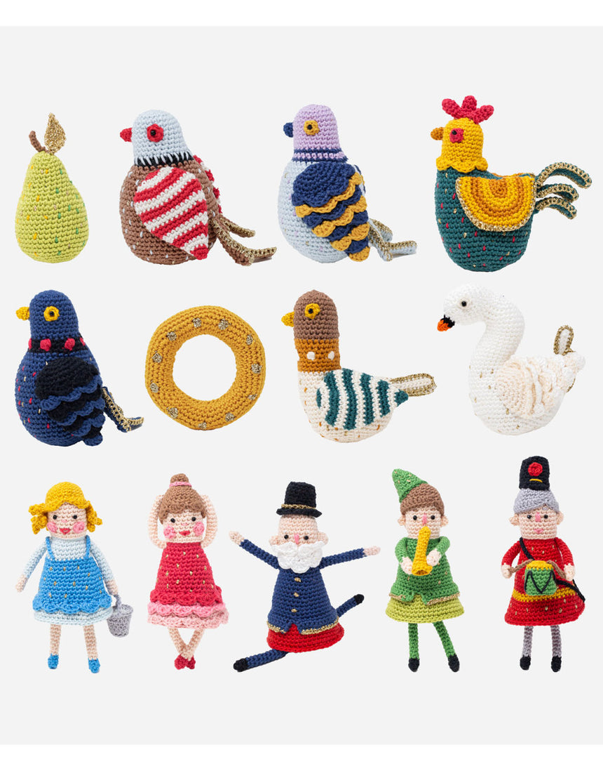 The Twelve Days of Christmas Amigurumi Crochet Decorations Pattern Book, Make Me Roar