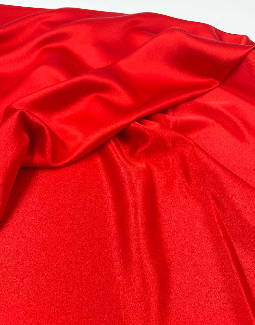 Italian Micro Silk Satin Fabric, Scarlet Red – Clothkits