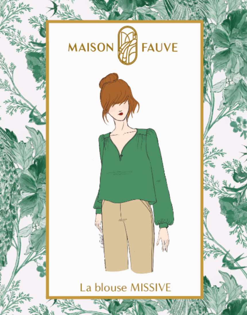La Blouse Missive Paper Sewing Pattern, Maison Fauve