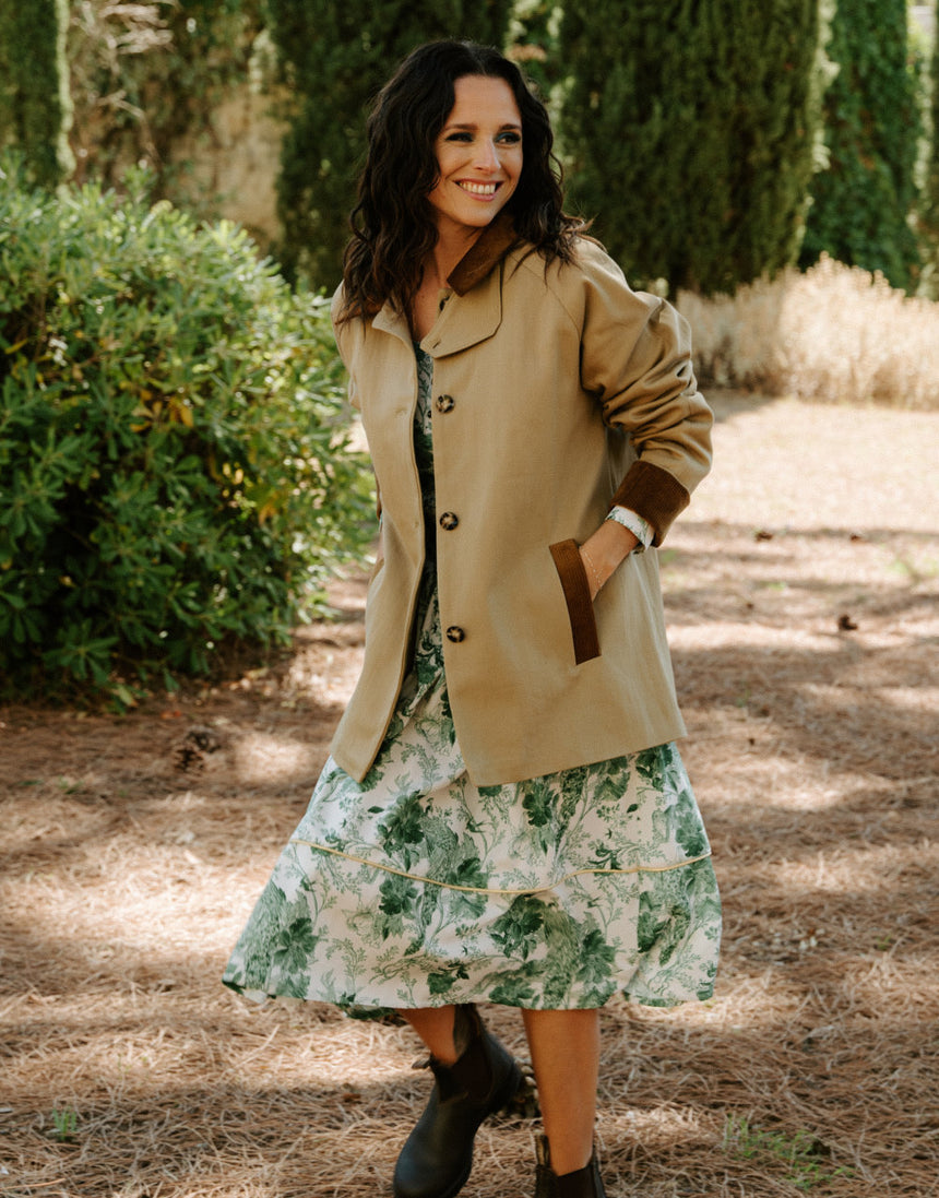 Le Pardessus Roman Overcoat Paper Sewing Pattern, Maison Fauve