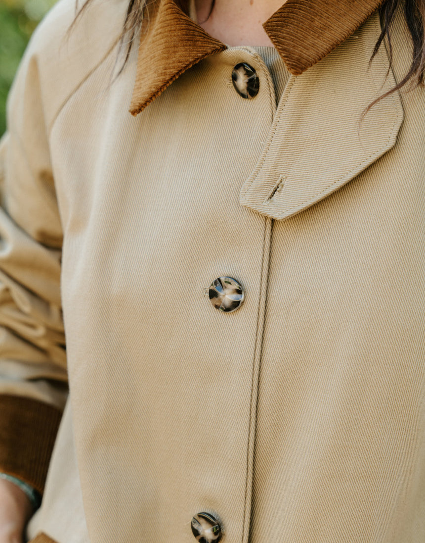 Le Pardessus Roman Overcoat Paper Sewing Pattern, Maison Fauve