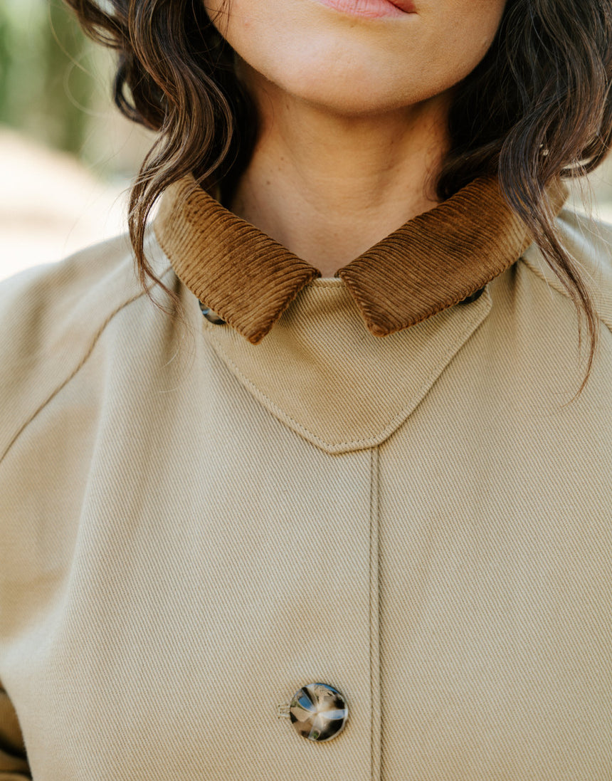 Le Pardessus Roman Overcoat Paper Sewing Pattern, Maison Fauve