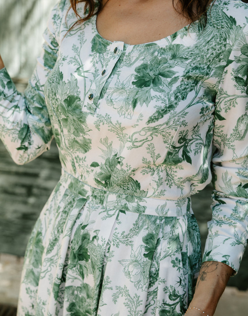 La Robe Prose Dress Paper Sewing Pattern, Maison Fauve