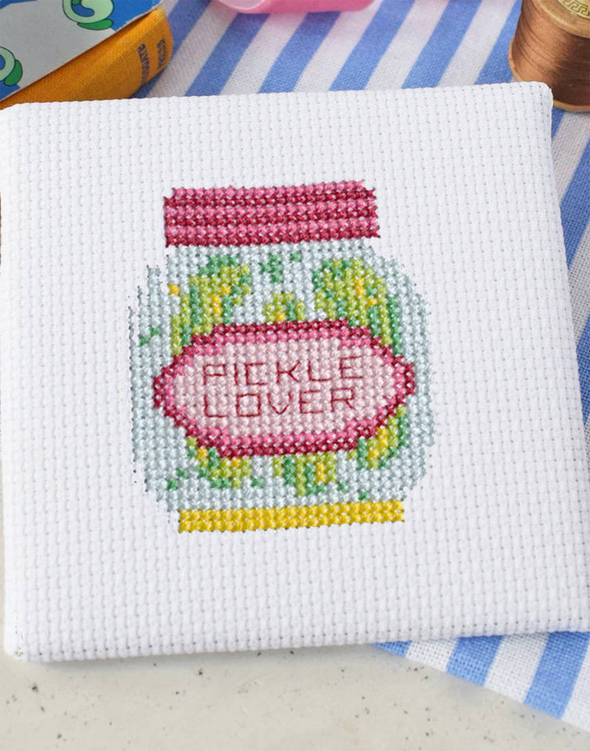 Pickles Mini Cross Stitch Kit, The Make Arcade