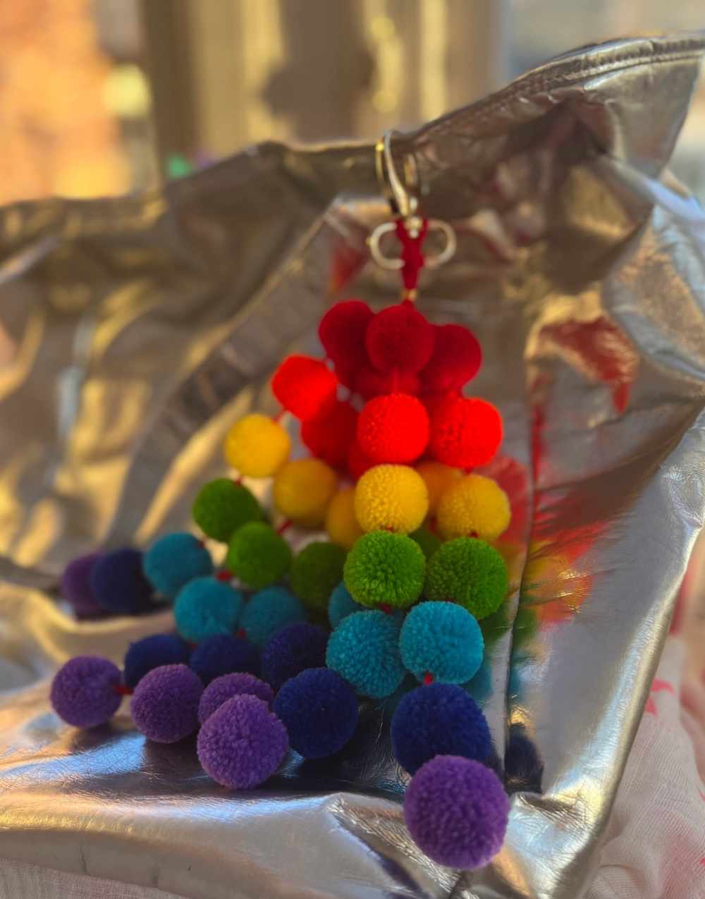 Rainbow bag charm store