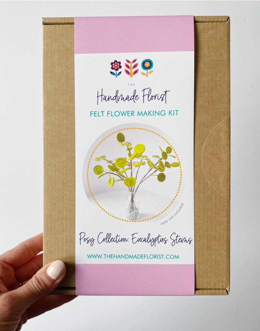 Posy Collection: Eucalyptus Stems Felt Craft Kit, The Handmade Florist