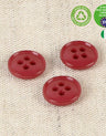 Recycled 4-Hole Coloured Buttons, 11mm