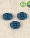 Recycled 4-Hole Coloured Buttons, 11mm
