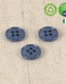 Recycled 4-Hole Coloured Buttons, 11mm