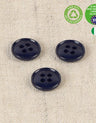 Recycled 4-Hole Coloured Buttons, 11mm