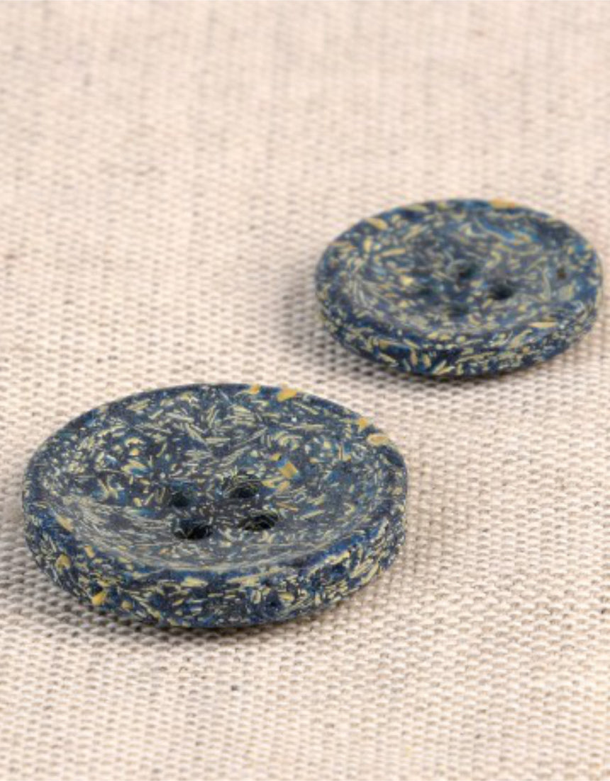 Natural Rice Husk Buttons, 20mm