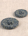Natural Rice Husk Buttons, 20mm