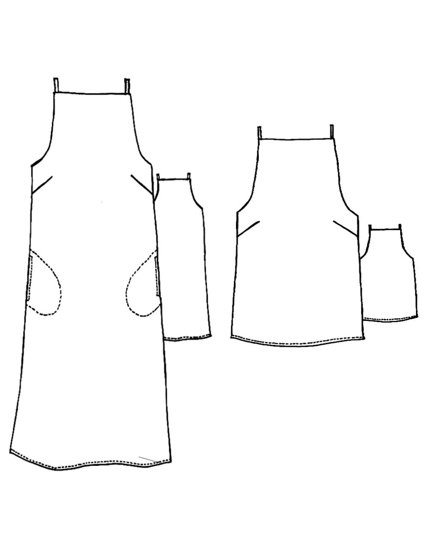 Romy Top and Dress Sewing Pattern, Tessuti