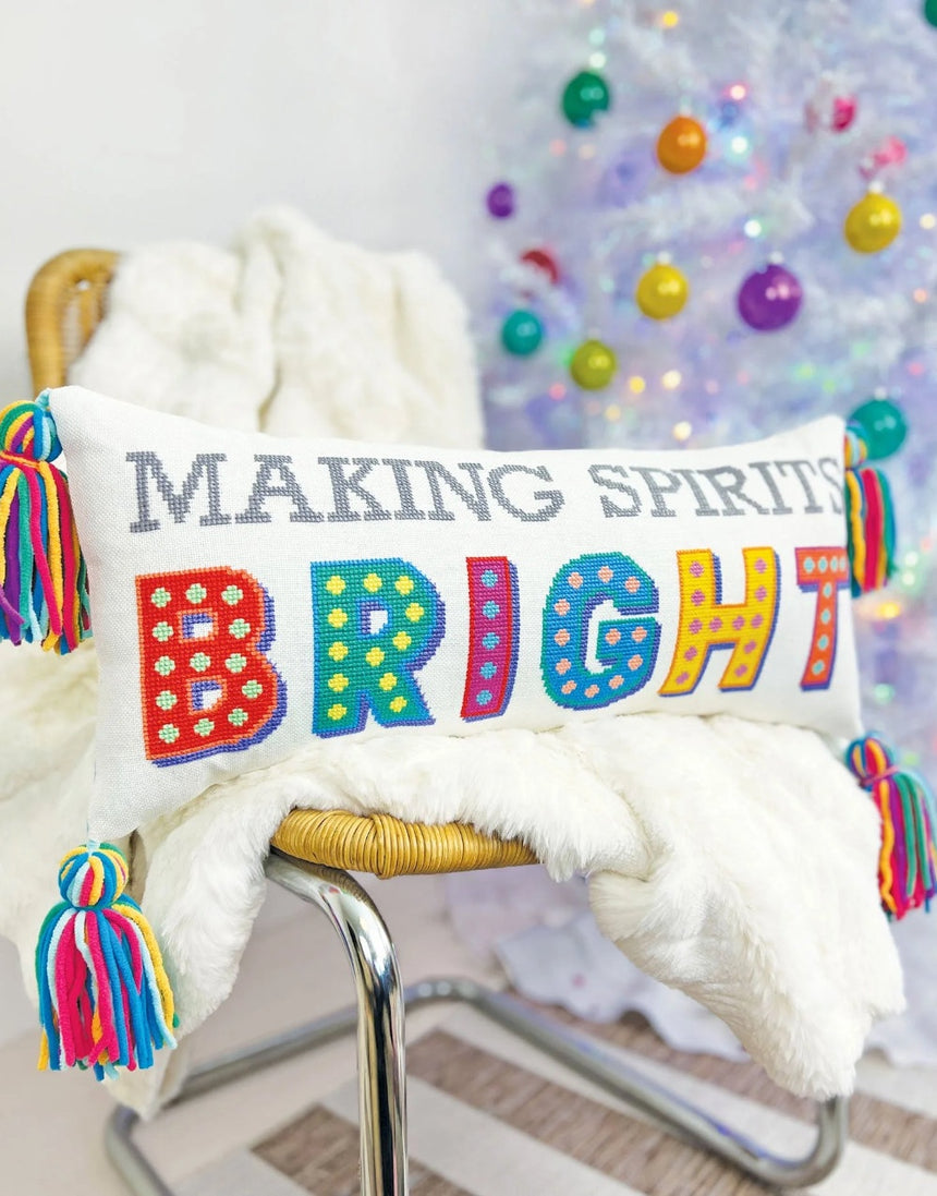 Making Spirits Bright Counted Cross Stitch Sampler Pattern, Satsuma Street