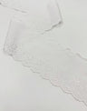 Scalloped Flowers Broderie Anglaise Wide Lace Trim, 95mm