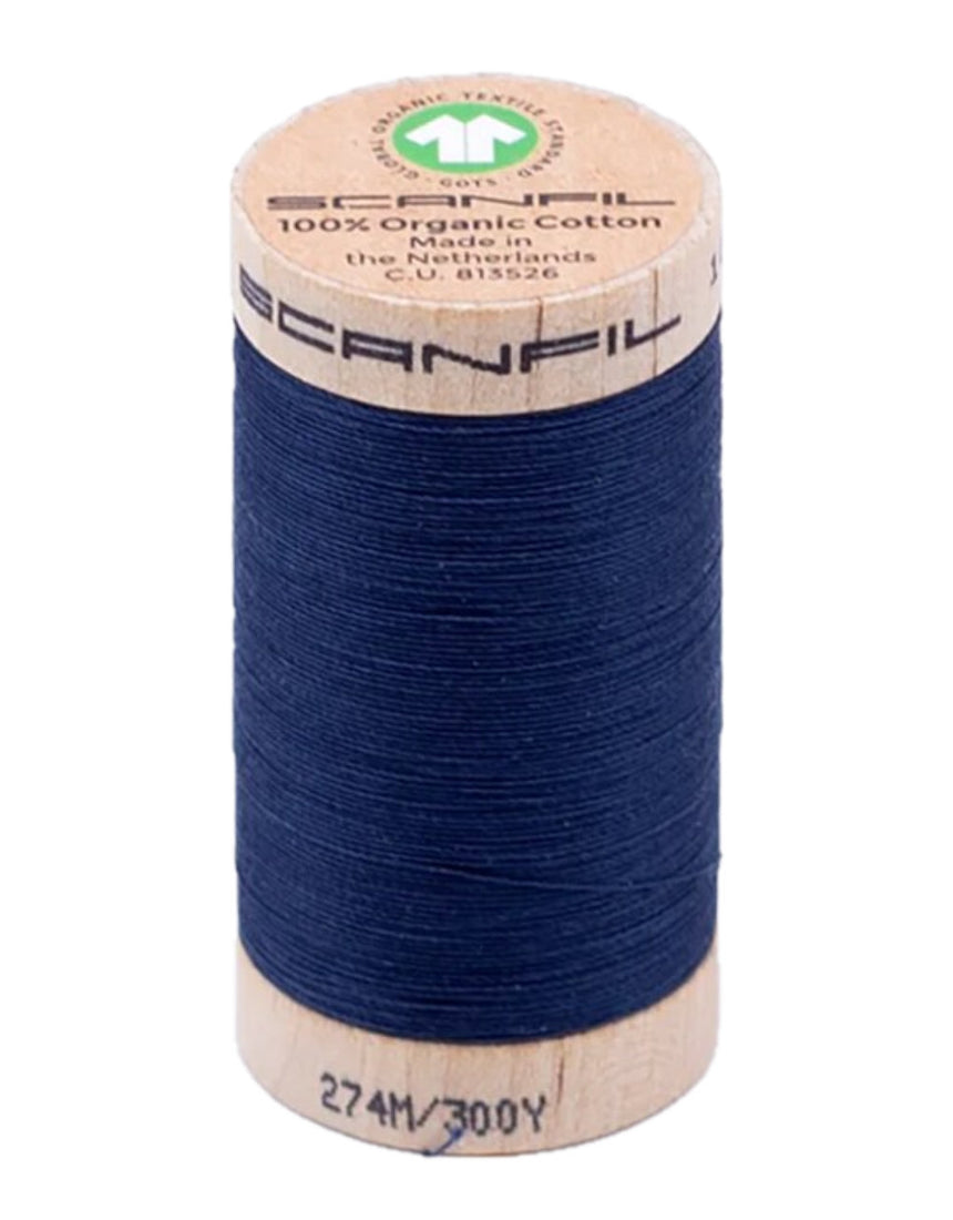 scanfil organic thread in navy